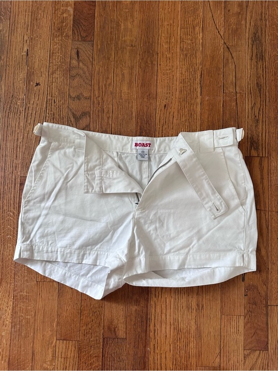 Boast Pants - Boast White Cotton Tennis Shorts Size 10